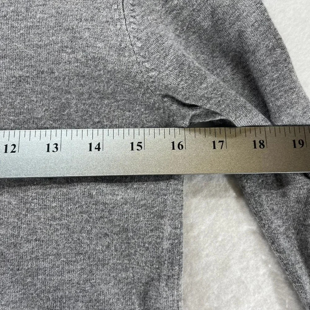 Marks & Spencer Sweater Womens Sz UK12 S Viscose Blend 3/4 Sleeve Pullover Gray - Picture 9 of 12